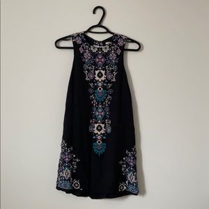 ecoté patterned mini dress